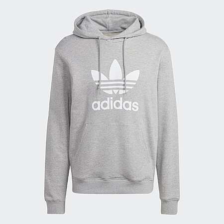 adidas Men's Adicolor Classics Trefoil Hoodie (Medium Grey Heather, size XS-2XL) $19.55, Men's adicolor 3-Stripes Pants $17.85 + FS