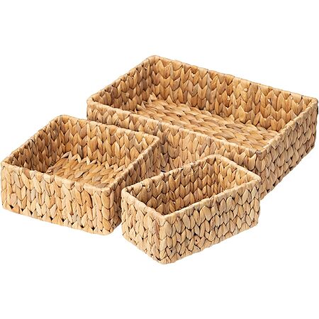 3-Pack FairyHaus Wicker Organizing Baskets Set $13.59 + Free Shipping w/ Prime or on $35+