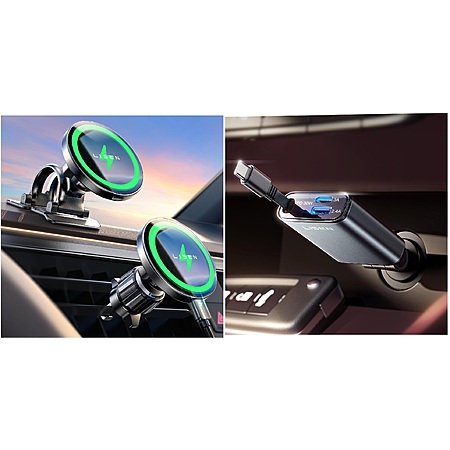 LISEN 15W MagSafe Car Mount + Charger for $19.88!
