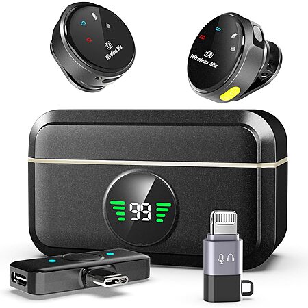 NesveCit Lavalier Microphones 77% Off!