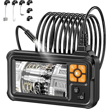 4.3" Lightswim 1080P IPS HD Borescope w/ LED Lights & 16.5' Cable $13.42 + Free Shipping w/ Prime or on $35+