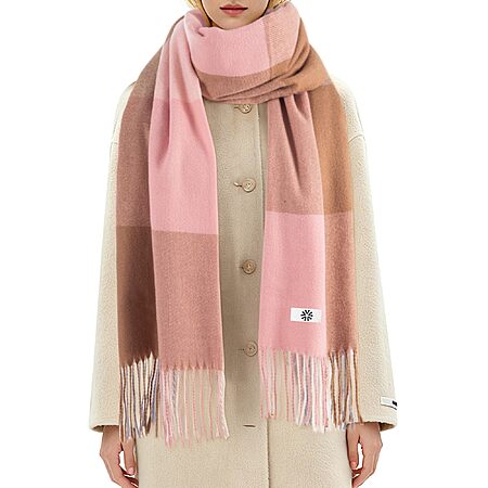 Fygicub Women's Thick Long Scarf Shawl (Various Colors) from $4.25 