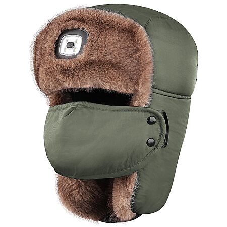 Gopaice Winter Ushanka Trapper Hat w/ Light (various) $7.95 
