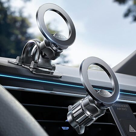 LISEN MagSafe Car Mount Magnetic Phone Holder (2026 Ultra Magnets ...