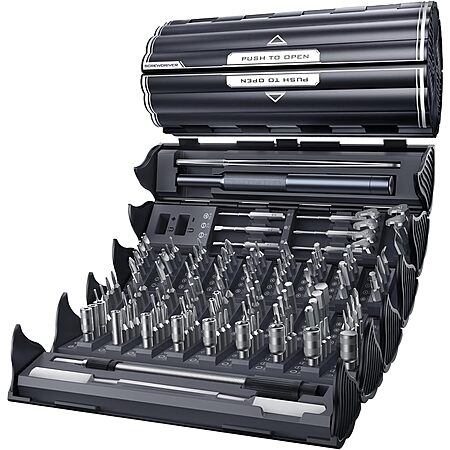 128-in-1 Wesdut Magnetic Precision Screwdriver Set w/ S2 Steel Bits $13