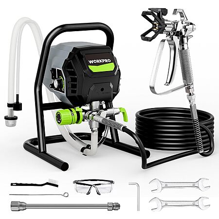 Workpro 700W 2900PSI Airless Paint Sprayer