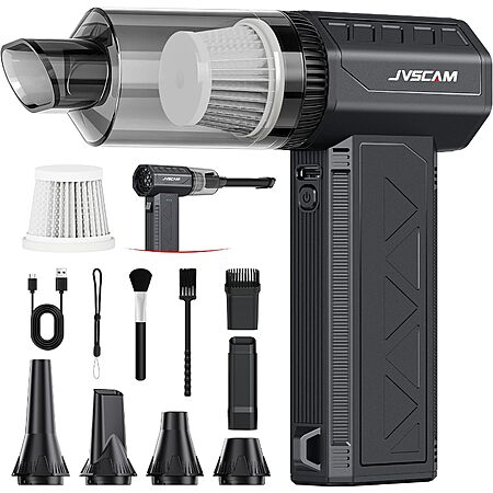 3-in-1 JVSCAM F30MAX Cordless Rechargeable Air Duster & Vacuum $24 + Free S&H