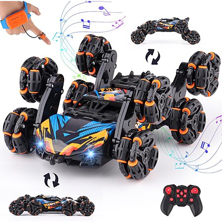 8-Wheel NEXBOX Hand Gesture Sensing RC Stunt Car w/ 2 Rechargeable Batteries $22.35 + Free S&H