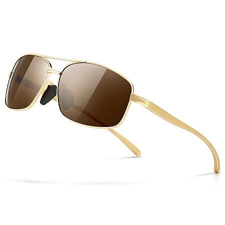 SUNGAIT Ultra Lightweight Rectangular UV400 Polarized Sunglasses (4 colors) from $6.79 + Free Shipping w/ Prime or on $35+