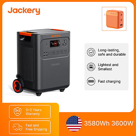 Jackery HomePower 3600 Plus 3580Wh Power Station $1136 + Free S&H