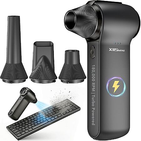 Prime Members: HTAIER Cordless Electric Air Duster w/ 3-Speed Fan $15.85 + Free S&H