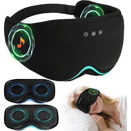 LC-dolida Bamboo Cotton Bluetooth 3D Sleep Mask (Various) $13 + Free S&H