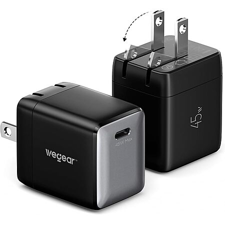 wegear Nano Foldable USB-C Wall Charger