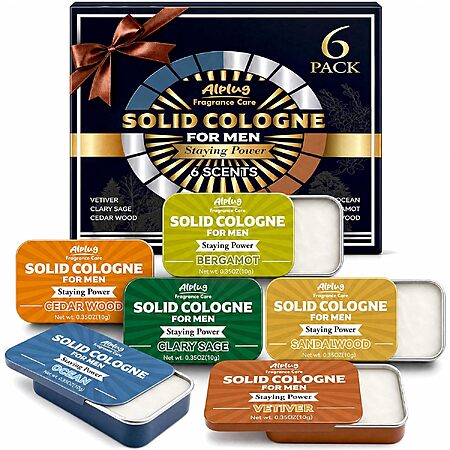 6-Pack ALPLUG Men's Solid Cologne Gift Set $4.94 + Free Shipping w/ Prime or on $35+