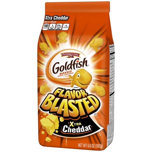 6-count Pepperidge Farm Goldfish Flavor Blasted Xtra Cheddar Crackers $7.96 w/ S&S