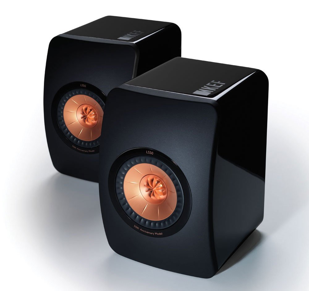 KEF LS50 Mini Monitor - High Gloss Piano Black (Pair) $999