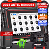 Autel MaxiCOM MK900 BT MK900BT 8&amp;quot; Car Diagnostic Tool 40+ Services CAN FD DOIP OBD2 Scanner $327.XX + Free Shipping