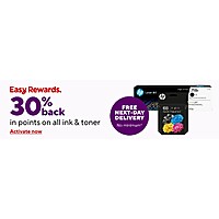 Staples Promotion: 30% Back In Easy Rewards Points On All Printers, Ink & Toners + Free Shipping