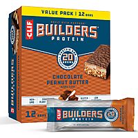 12-Pack 2.4-Oz CLIF Builders Plant Based Protein Bar- w/ 20g Protein (12 Pack, Chocolat Peanut Butter) $13.28 ($1.11/ea) w/ S&S + Free S/H w/ Prime or on $35+