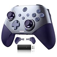 Prime Members: EasySMX X10 Wireless PC Controller w/ Dual Hall Effect & Bluetooth for PC/Switch/Steam/Android TV (Purple) $29.99 + Free S/H