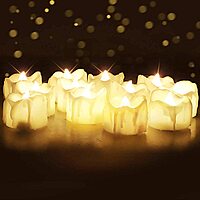 12-Pack Homemory Flameless Flickering Auto Battery Operated Tea Lights (Warm White) $12.59 + Free Shipping w/ Prime or on $35+