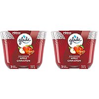 2-Pack SC Johnson Glade 3-Wick Apple Cinnamon Scented Candle (6.8-Oz) $6.58 ($3.29/each) + Free S/H w/ Prime or on $35+ orders.