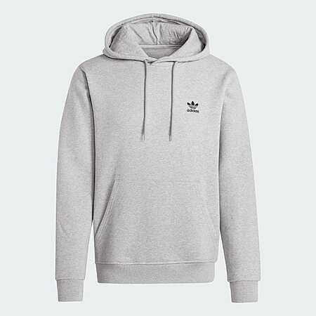adidas Men's Trefoil Essentials Pullover Hoodie Sweatshirt (Medium Grey Heather) $18 + Free Shipping