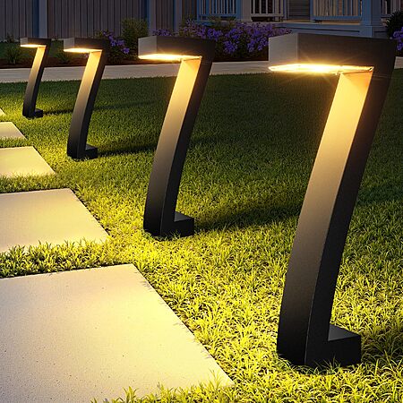 Prime Members: 6-Pack WdtPro IP65 Waterproof Solar LED Outdoor Pathway Lights (Black) $31.99 ($5.33/ea) + Free S/H