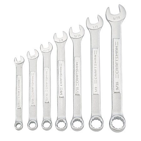 7-Piece Craftsman SAE Wrench Set w/ Tool Pouch (CMMT21085) $14.98 + Free Shipping w/ Prime or on $35+