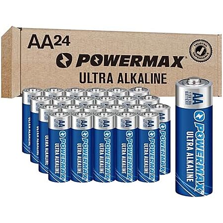 24-Count Powermax AA Batteries $6.45 w/ S&S + Free Shipping w/ Prime or on $35+