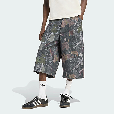 adidas Men's Camo Chino Shorts (Black) $30 + Free Shipping