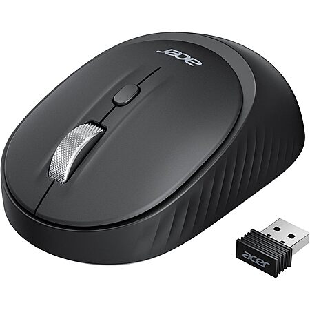 [Prime] acer Dual-Mode 1600DPI Silent Bluetooth Wireless Mouse (BT5.2 + 2.4GHz, 2 colors) $9.99 + Free Shipping