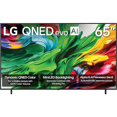 65" LG QNED evo AI QNED85A 4K Smart TV (2025)