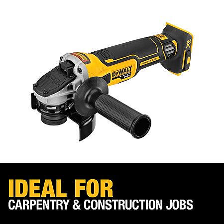 DEWALT 20V MAX XR 4.5" Brushless Angle Grinder w/ Kickback Brake (DCG405B) $139.50 + Free Shipping