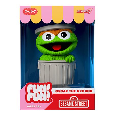 Super7 Fun! Fun! Sesame Street Oscar the Grouch 5" Vinyl Figure $9.95 + Free Shipping w/ Prime or on $35+