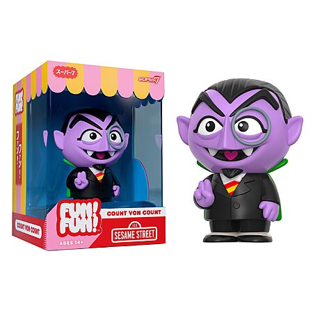 Super7 Sesame Street Fun! Fun! Count Von Count 5" Vinyl Figure $9.48 + Free Shipping w/ Prime or on $35+