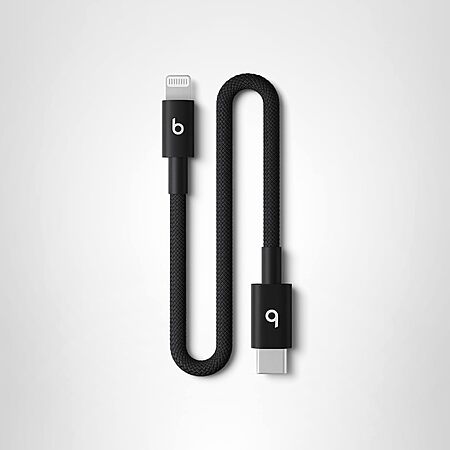 Beats 8" USB-C to Lightning Woven Fast Charging Cable (Bolt Black) $10.99 + Free Shipping w/ Prime or on $35+