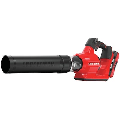 Lowes CRAFTSMAN V60 60-volt Max 600-CFM Cordless Brushless Electric Leaf Blower (Battery & Charger Included) $59.75