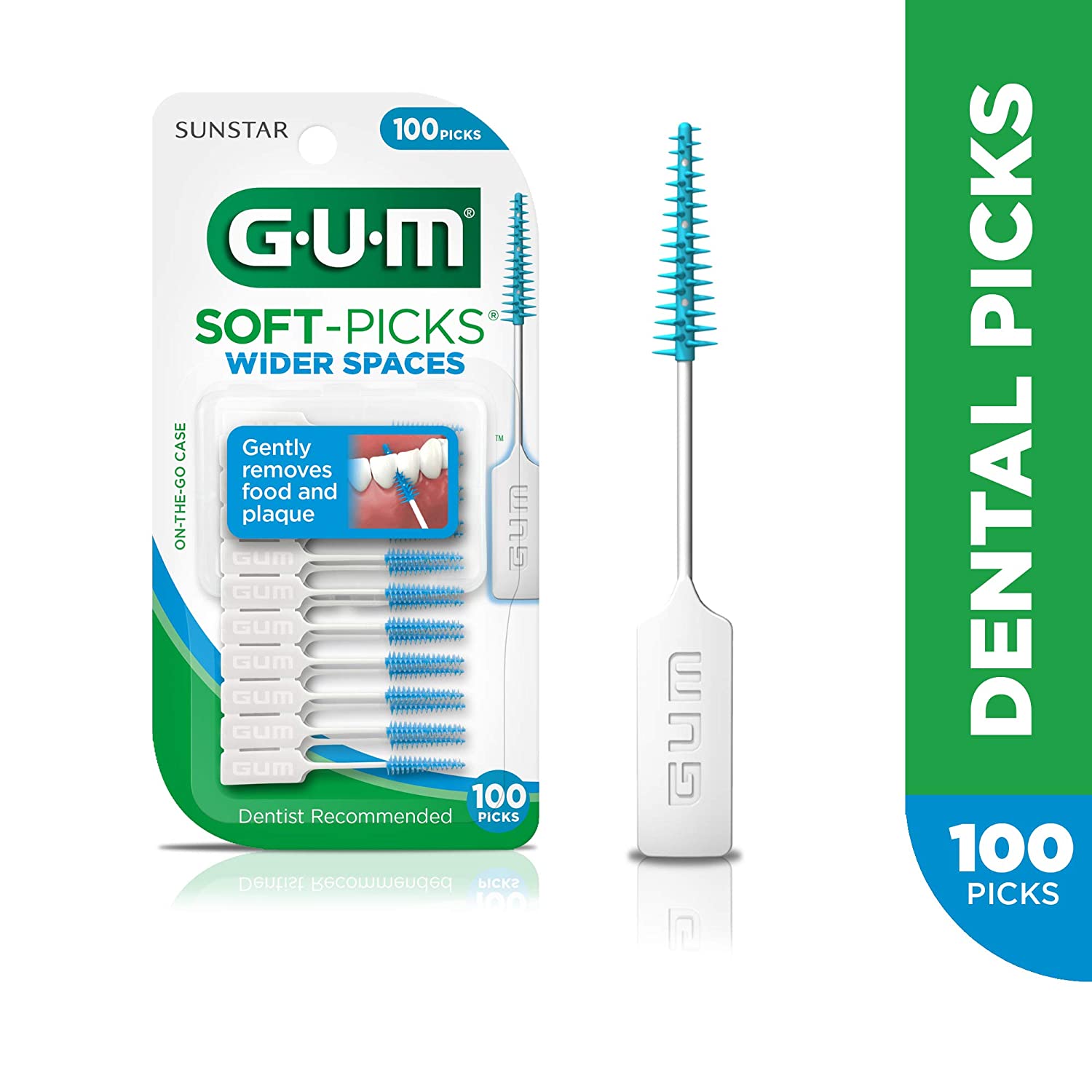 100 GUM Soft-Picks Wider Spaces Dental Picks. $2.50 @ Amazon