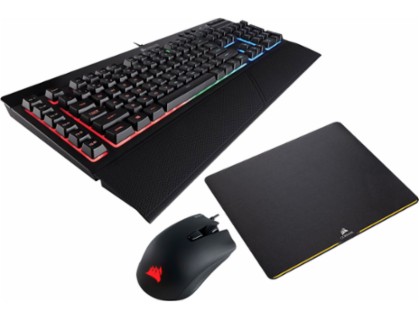 Corsair K55 RGB Keyboard + Harpoon RGB Mouse + Medium Mouse Pad all for $69.99 - Best Buy (My Best Buy Member Offer)