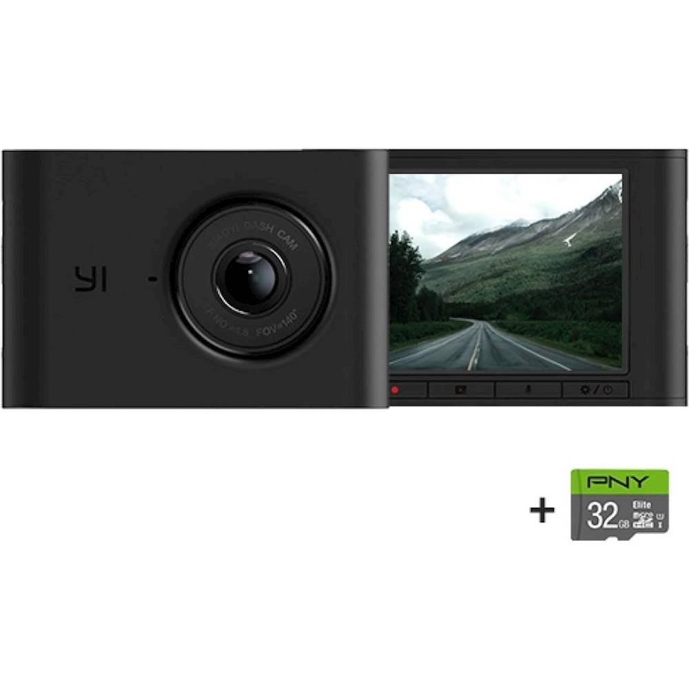 YI Nightscape Dash Cam W/ 32 GB PNY SD Card $59.99