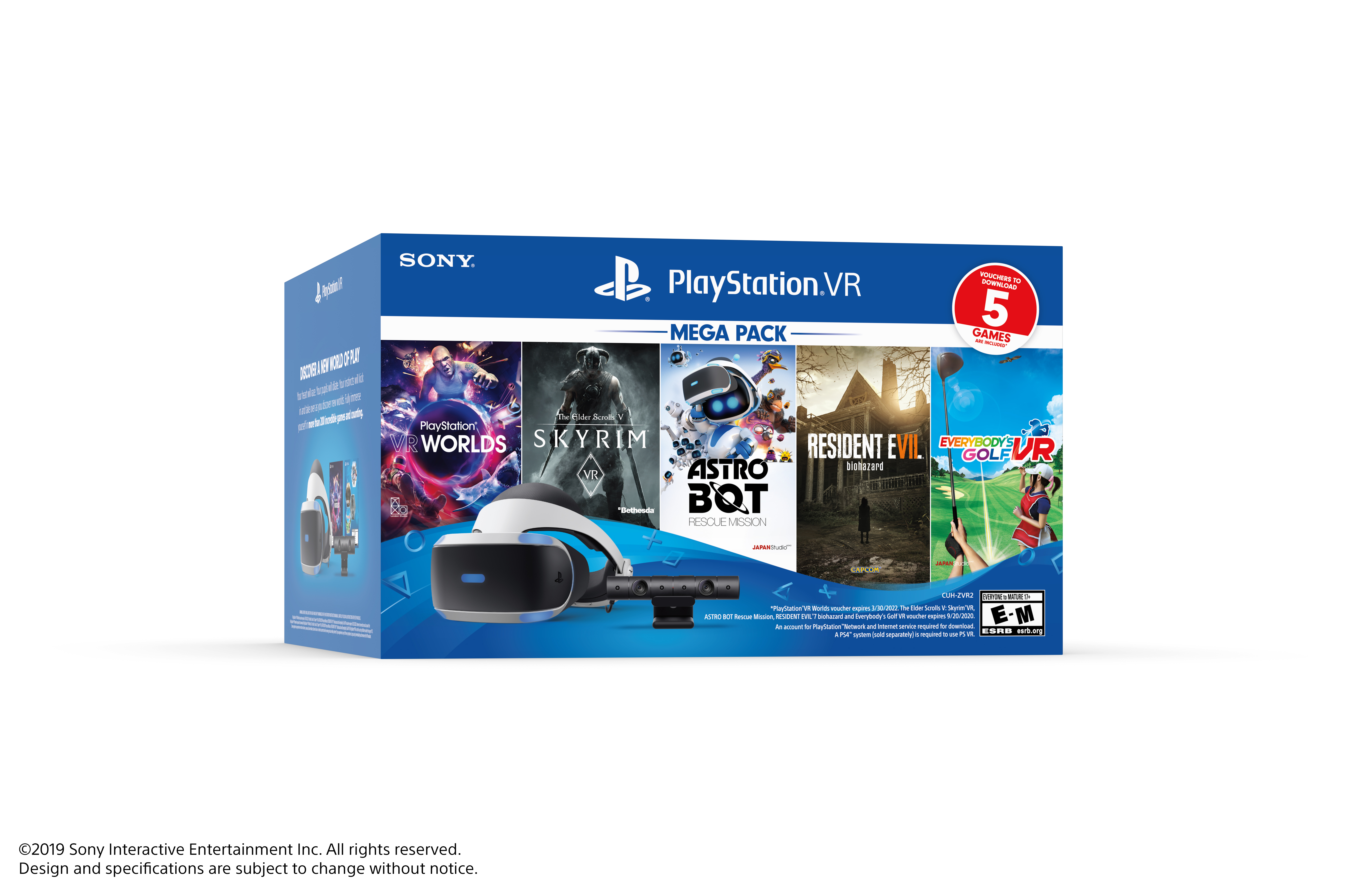 Sony Playstation VR Bundle Five Game Pack - $199.00 IN STORE - YMMV