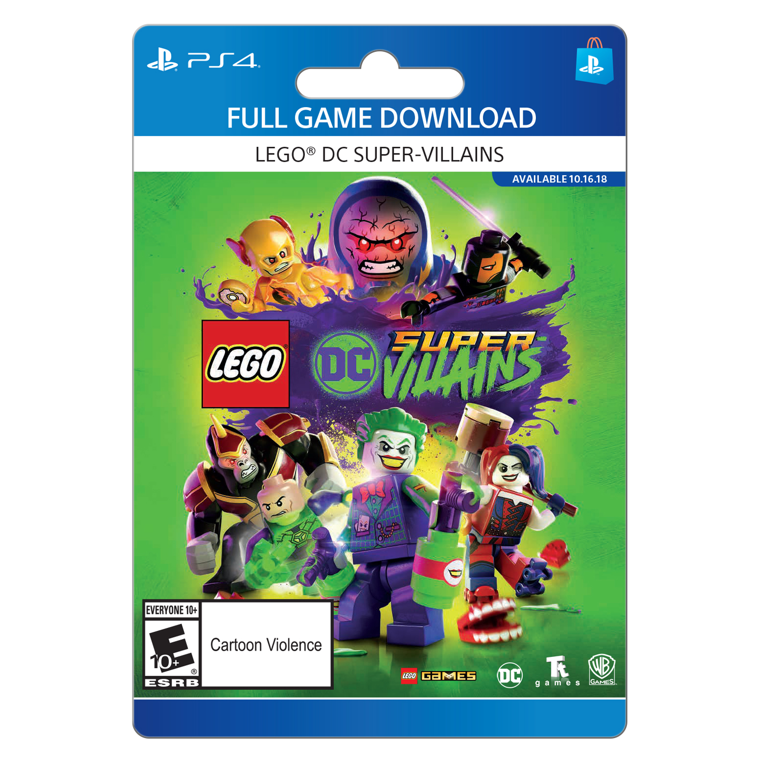 Lego DC Super Villains - PS4 - DIGITAL DOWNLOAD CARD/CODE - $5.34 at Wal-Mart - IN STORE ONLY