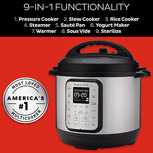 74.95 Instant Pot Duo Plus 9 in 1 Electric Pressure Cooker at Amazon