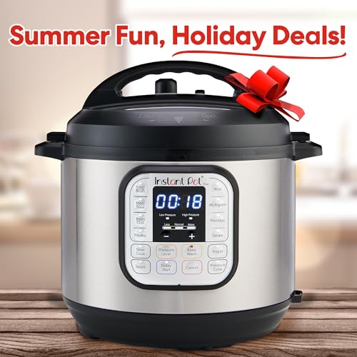 69.99 6 Qt Instant Pot Duo 7 in 1 Electric Pressure Cooker at Amazon
