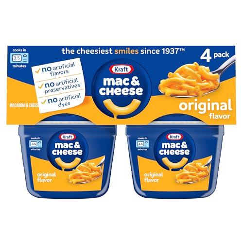 [S&S, AC] $1.60: 4-Pack 2.05-Oz Kraft Mac & Cheese Macaroni and Cheese Dinner at Amazon (40￠ each)