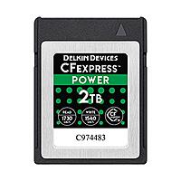 $328.42: Delkin Devices 2TB POWER CFexpress Type B Memory Card (DCFX1-2TB) at Amazon