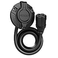 $14.47: NOCO 15A / 125V AC Port Plug Power Inlet Socket w/ 6′ Outdoor Extension Cord at Amazon
