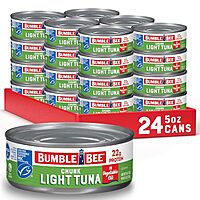 [S&S] $14.85: 24-Pack 5-Oz Bumble Bee Chunk Light Tuna In Oil at Amazon