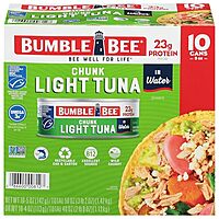 [S&S] $6.51*: 10-Pack 5-Oz Bumble Bee Chunk Light Tuna In Water at Amazon (65.1￠ each)